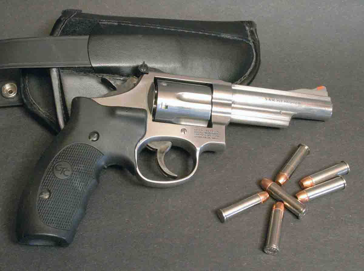 The .357 Magnum is still a favorite self-defense round for those who prefer a revolver like this Smith & Wesson Model 66 to an autoloader.